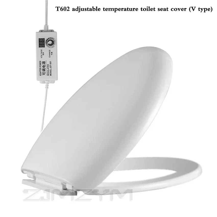 Smart Heating Toilet Seat U/V Type 100V - 220V wc Fast Heated Silent Buffer ABS Material Toilet Lid Temperature Adjustable