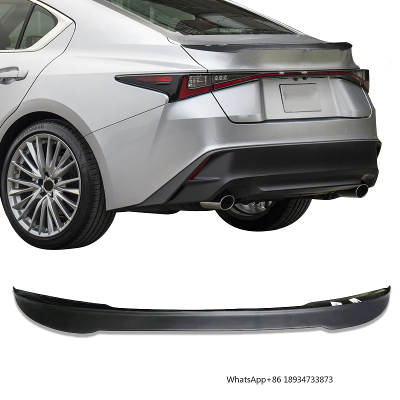 For Lexus IS 2021-2024 Trunk Spoiler Performance Pack Wing Lip Splitter Diffuser Tail Wing Back Trunk Accessory Part