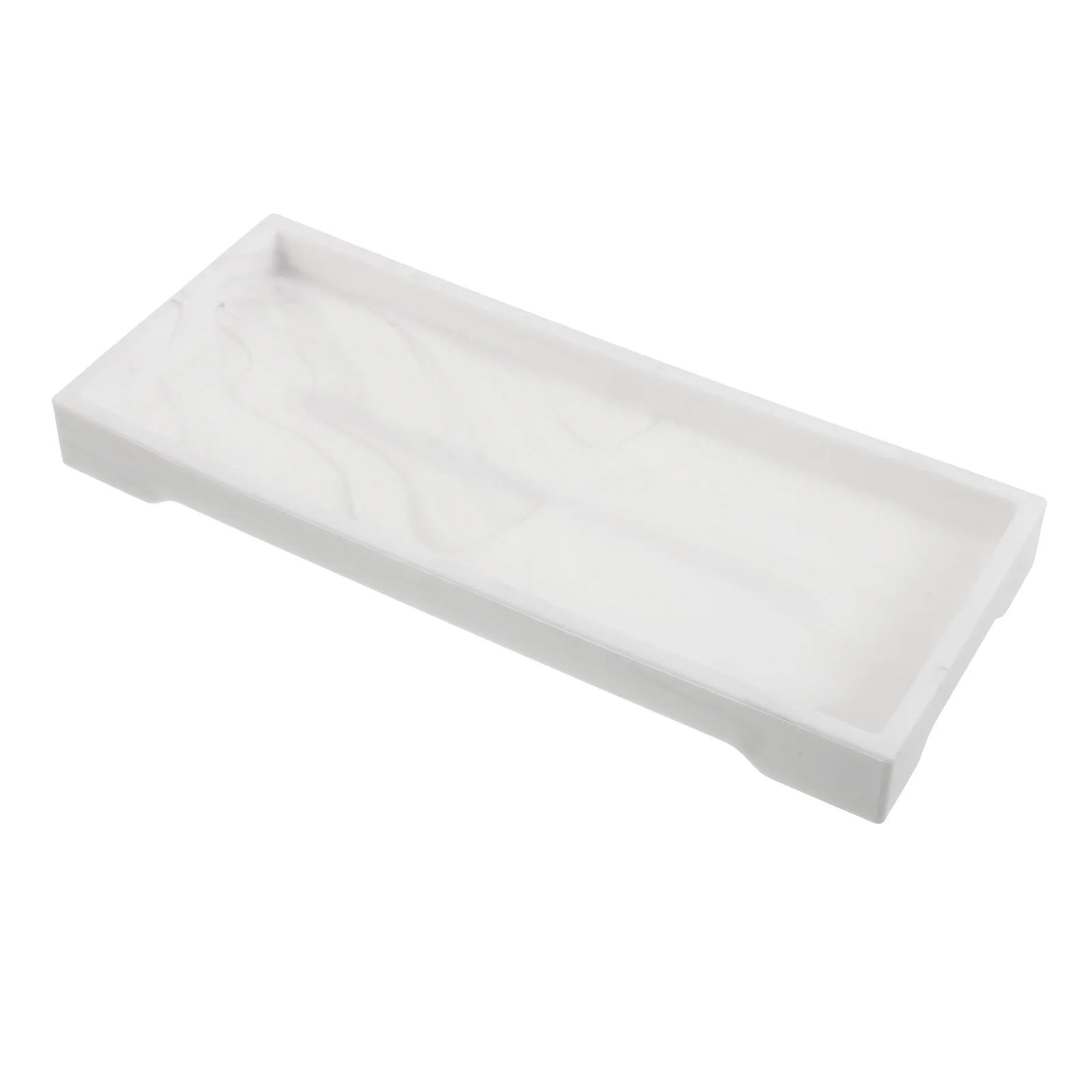 

Bathroom Storage Countertop Soap Marble Silicone Organizer Space Saving Four Corner Design Bathroom Sink Soap Tray Perfume