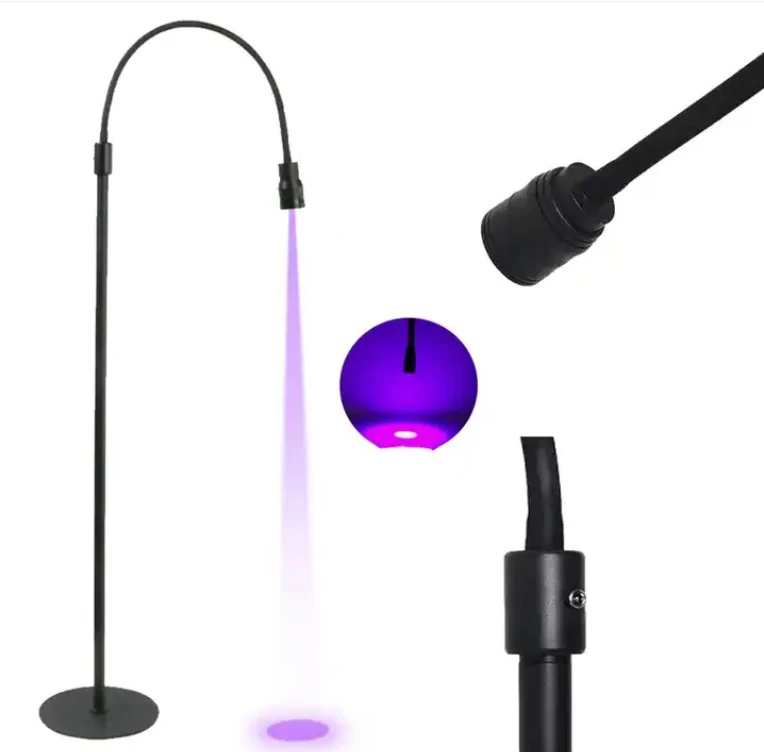 

Adjustable UV Glue Dryer Lamp False Eyelashes LED Lamp With Foot Pedal Nail Lash LED UV Lamp