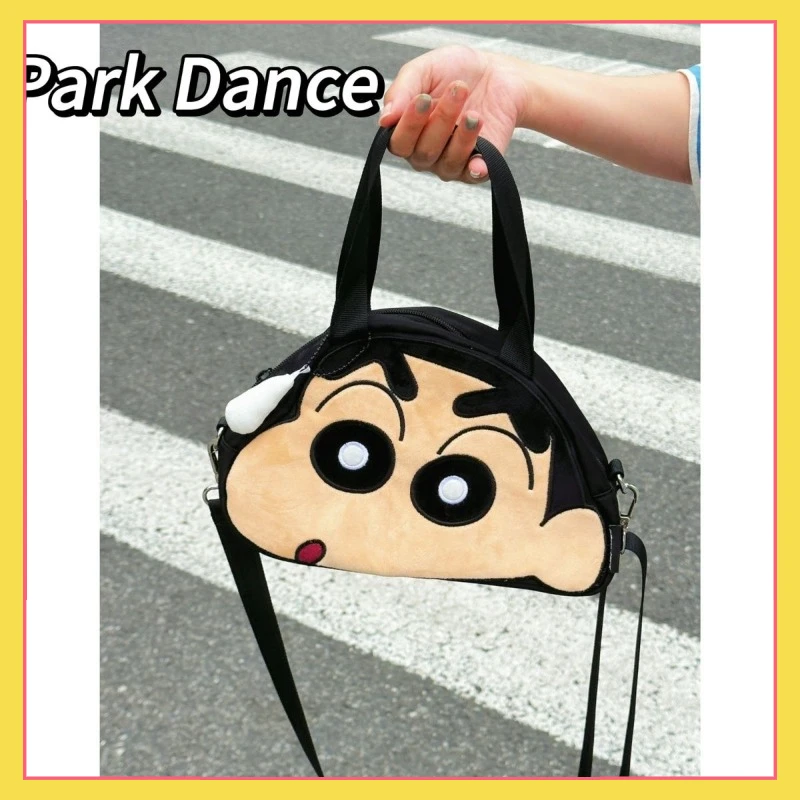 

Miniso collaboration Crayon Shin chan peripheral series crossbody bag for girls, cute new casual handbag JK shoulder bag gift