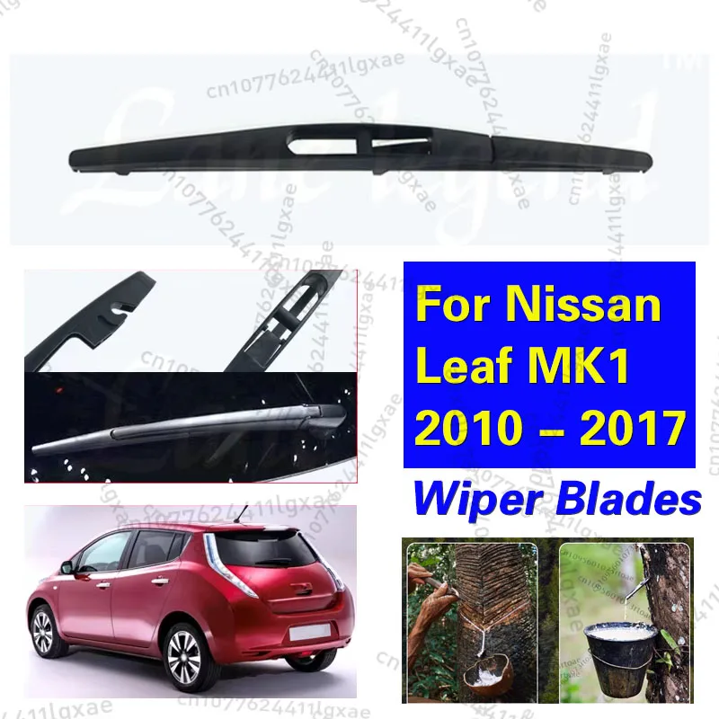 

10" Car Rear Wiper Blades For Nissan Leaf MK1 2010 - 2017 Rear Windscreen Windshield Wipers Car Accessories 2011 2012 2013 2014