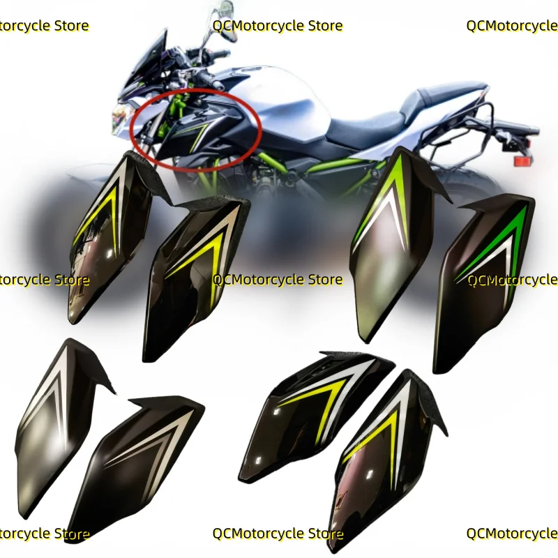 

Fit for Kawasaki Z 650 Z650 2017 2018 2019 Motorcycle Accessories Left Right Front Side Cover Tank Gas Fairing Pannel Cowl kit