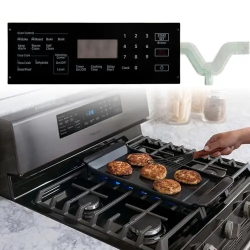 for Samsung Oven Range Membrane Touchpad DG34-00043A Replacement PD00051348 AP6244845 PS12086110