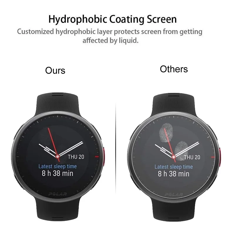 For Polar Vantage V2 V M2 M Screen Protector Tempered Glass for Polar Unite Ignite 2 Grit X Glass Film Foil