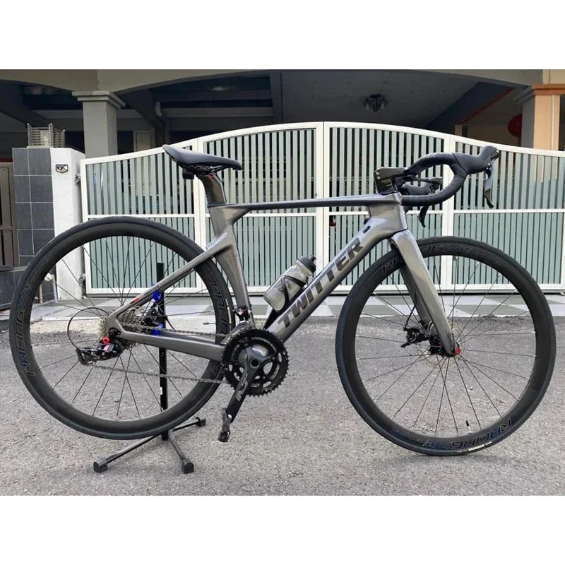 700C carbon fiber road bicycle fully hydraulic brake gravel bike 22/11/24 speed Road Racing bicicleta suitable for urban riding