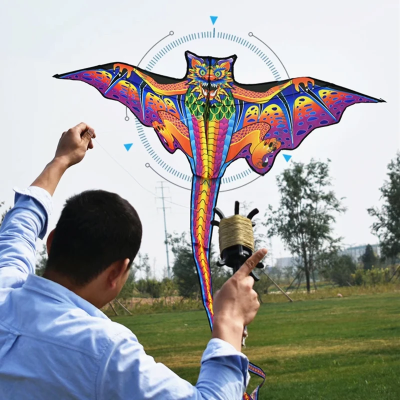 Drachendrachen fliegen Outdoor-Spielzeug für Kinder Drachenfabrik Weifang Adeldrachen Großhandel traditionelle Drachen Nylon-Ripstop-Stoff