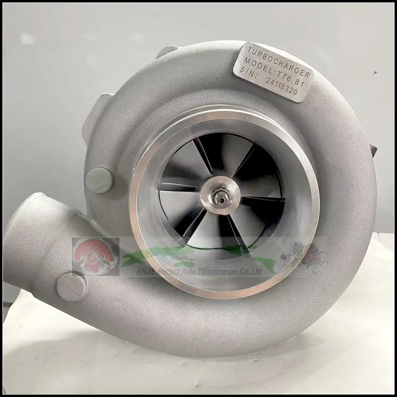 T76 Turbo oil cooled Turbine A/R 0.81  or Turbine A/R 0.96 1000HP T4 Turbo charger T4 flange V-Band Turbocharger