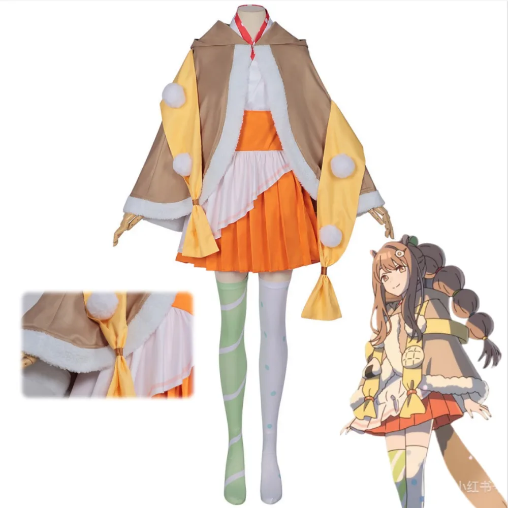 

Chrono Kaguya Cosplay Costume Set Includes Isayama Real Dress Coat Shawl Accessories Halloween Stage Performance Outfit