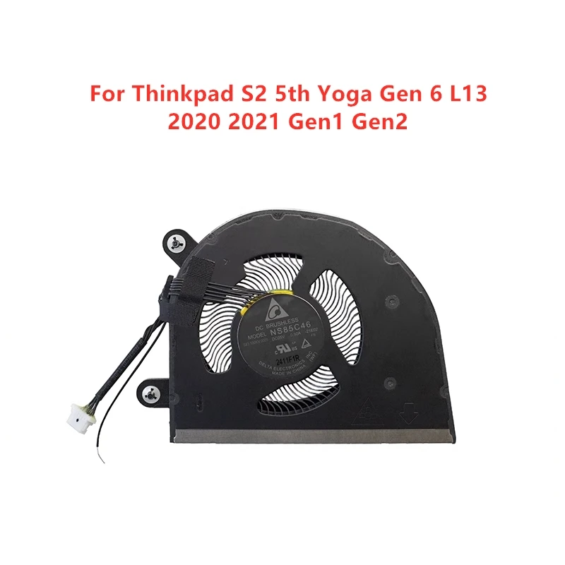 New Original Laptop CPU GPU Cooling Fan For Lenovo Thinkpad S2 5th Yoga Gen 6 L13 2020 2021 Gen1 Gen2