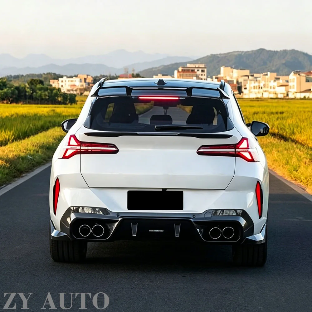 For BMW X3 G45 G48 2025 Dry Carbon Roof Wing Spoiler Car Exterior Modification Accessories