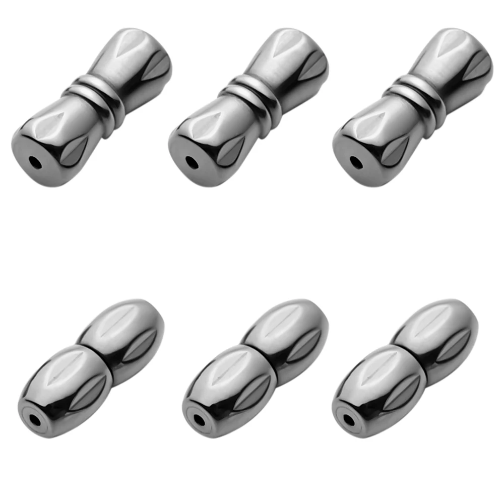 

5pcs Stainless Steel Buckles Closed Beading End Clasp Screw Clasps for DIY Bracelet Necklace Connectors Jewelry Making