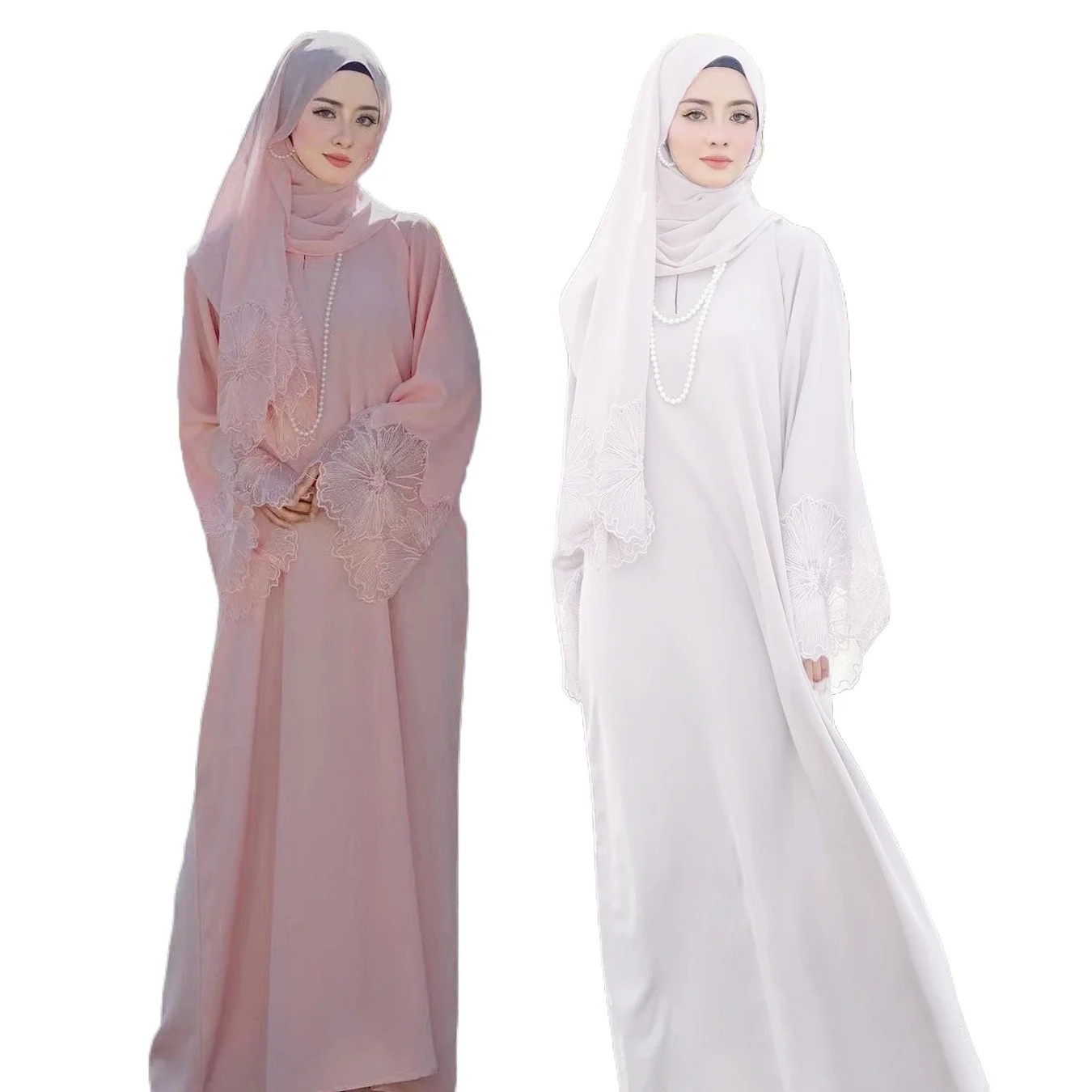 

Four color women's clothing, Muslim women's robe, Malay Indonesian dress with headscarf, the treasure of the store