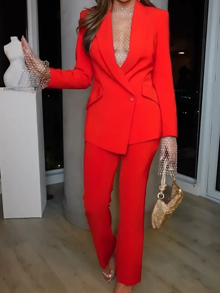 BWQ Solid Patchwork Summer Pant Suits, Women Holiday Long Sleeve Coats Matching Sets, New V Neck Fashion Simple Ladies Outfit