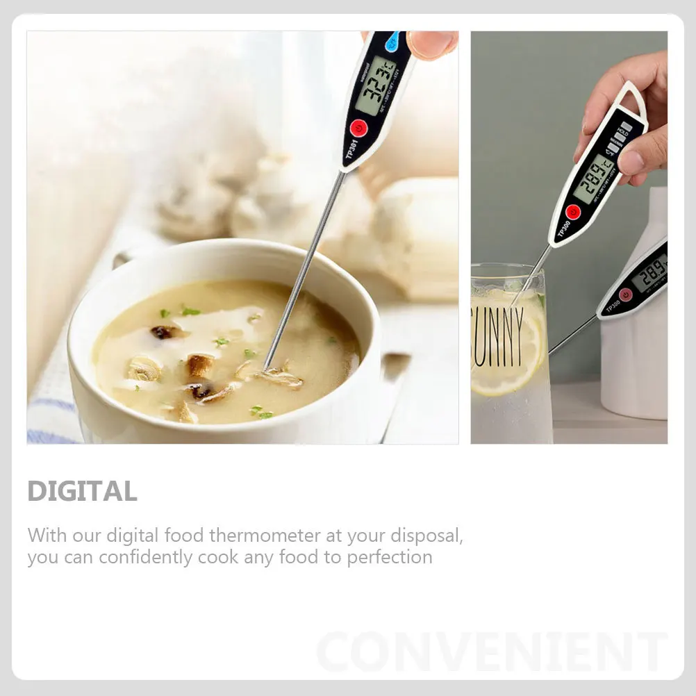 Elektronisches Thermometer, Haushalts-Grill-Fleischthermometer, tragbares Küchenhelfer zum Kochen im Freien, Grill