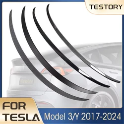 Para Tesla Spoiler modelo Y 2024 accesorios alerones alas para Tesla Model 3 Highland 2024 accesorios 3/Y 2017-2024 Material ABS