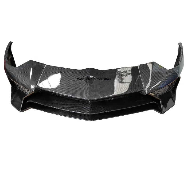 

For LP700 SV Upgrade Body Kit New Carbon Fiber Front Bumper with Included Screws