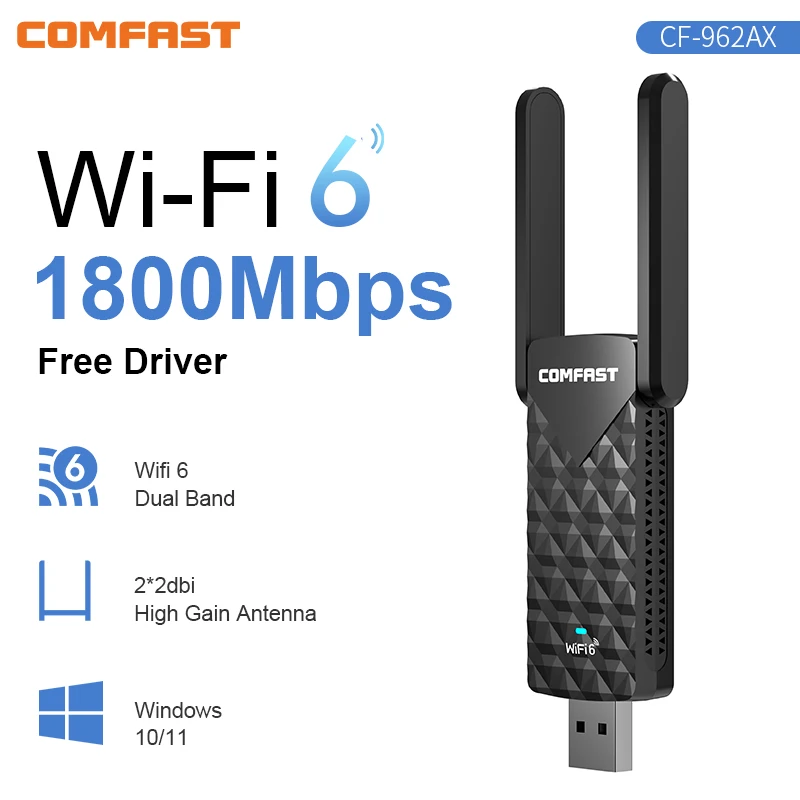 Test et recommandation du pilote USB WiFi 6 AX1800 une solution fiable pour une connexion réseau ultra-rapide