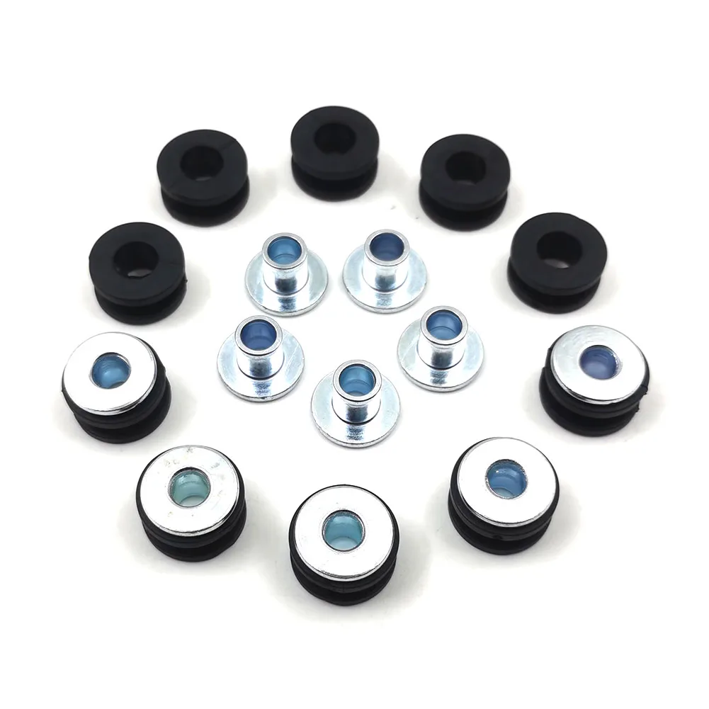 M6 6MM Bolts Screws Liner Motorcycle Windshield Fairing Headlight Mudguard Rubber Grommet Gasket Pad for Honda Suzuki Yamaha BMW