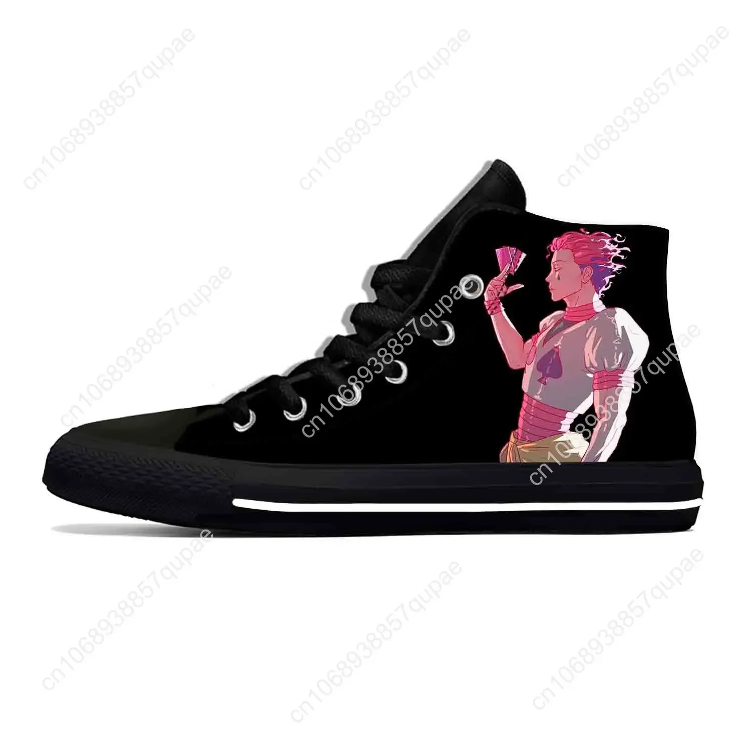 Japanese Anime Manga Hunter X Hunter Hisoka Morow Casual Cloth Shoes High Top Lightweight Breathable 3D Print Men Women Sneakers - view 4