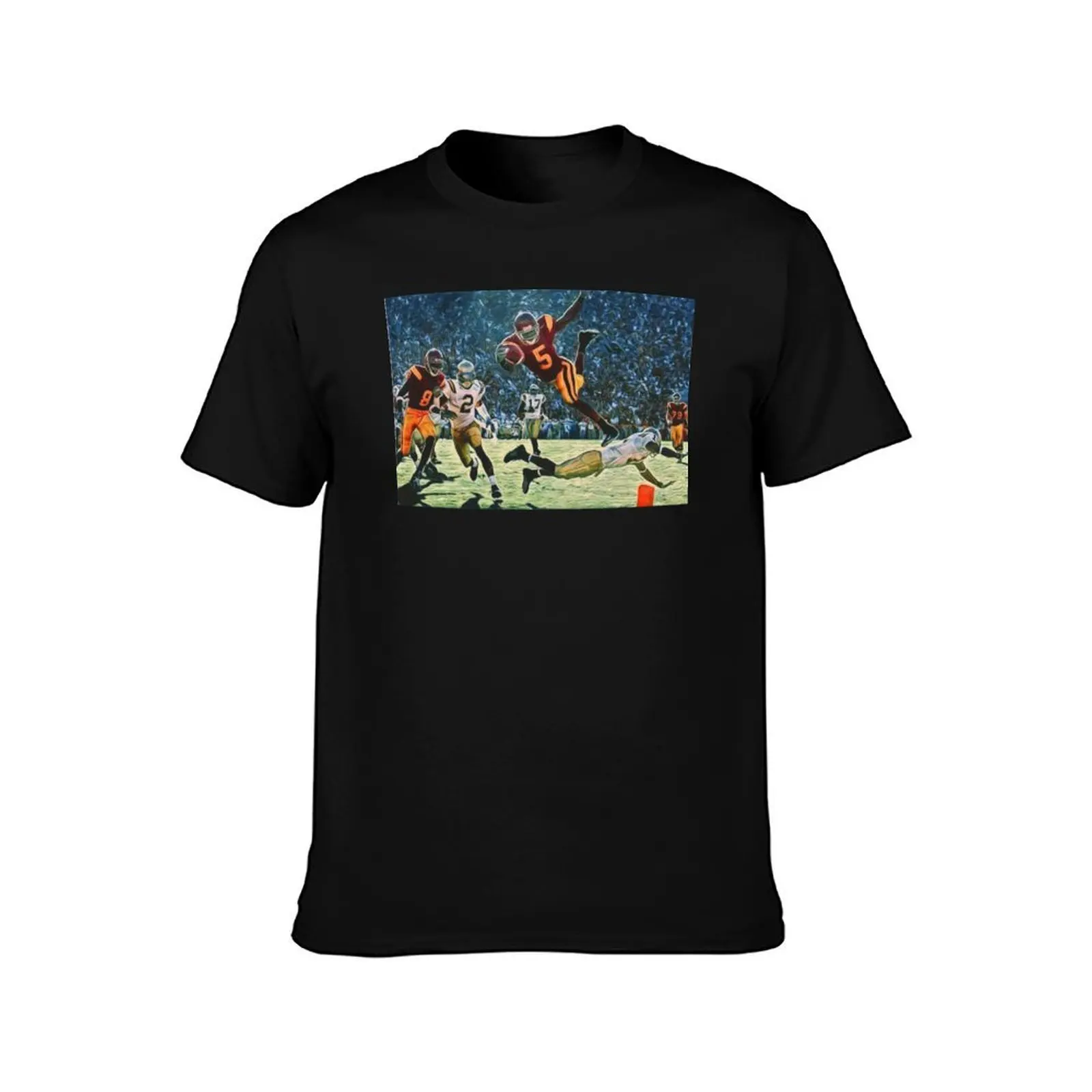Reggie T-Shirt, Summer Casual Cotton Tee, Oversized Streetwear Tops, Vintage Graphic Print, Loose Fit Short Sleeve, 100% Cotton