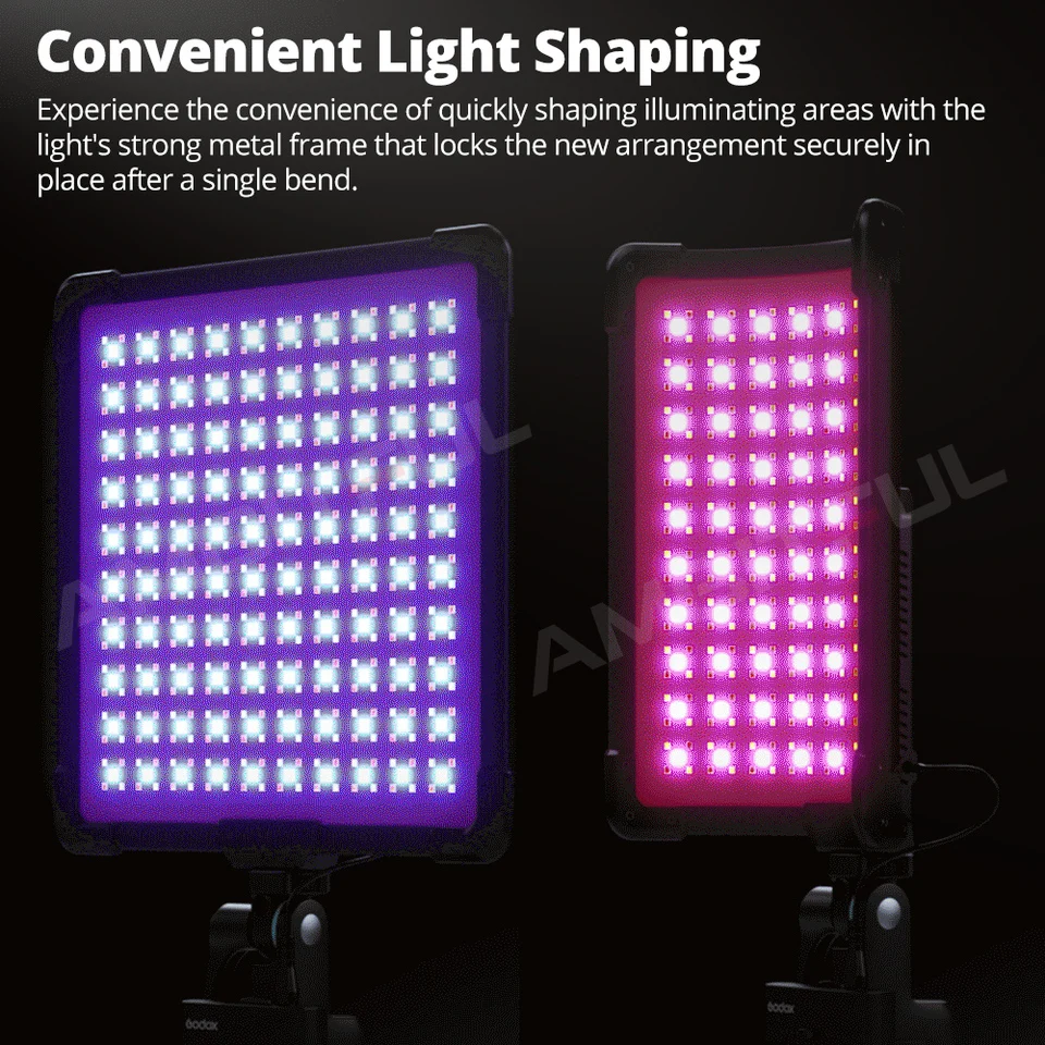 Lampu Panel LED Godox Fleksibe - Photography Lighting For Outdoors ulasan dan harga