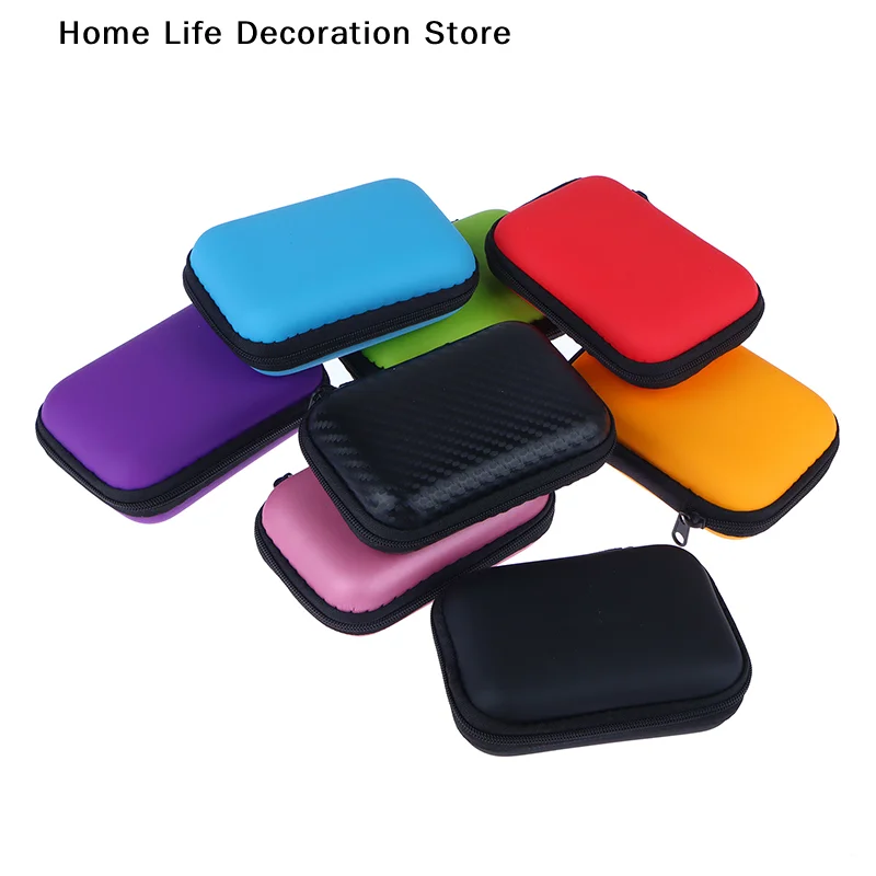 【TG】1Pc Mini Camera Case Bag Multi-functional Earphone Bag Video Waterproof Digital Portable Bag EVA Storage Box Storage Bag