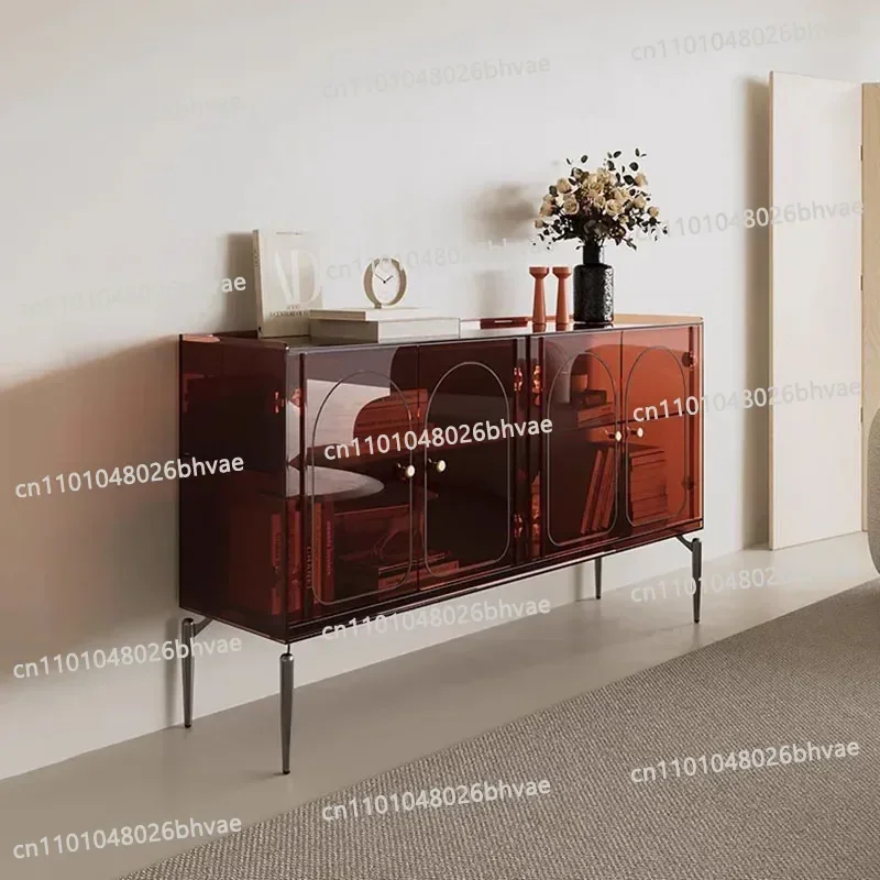 

Simple Trendy Living Room Cabinets Minimalist Acrylic Advanced Sense Display Cabinet Transparent Modern Vitrine Home Furniture