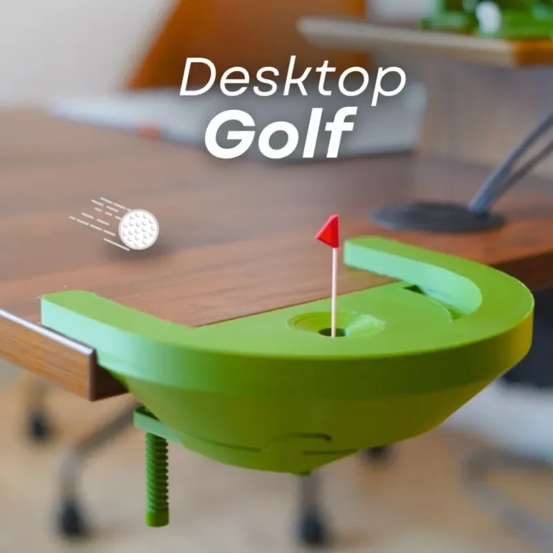 for Cross-border New Tabletop Golf Games Table Games for Golf Lovers 3D Printed Toy Ornaments