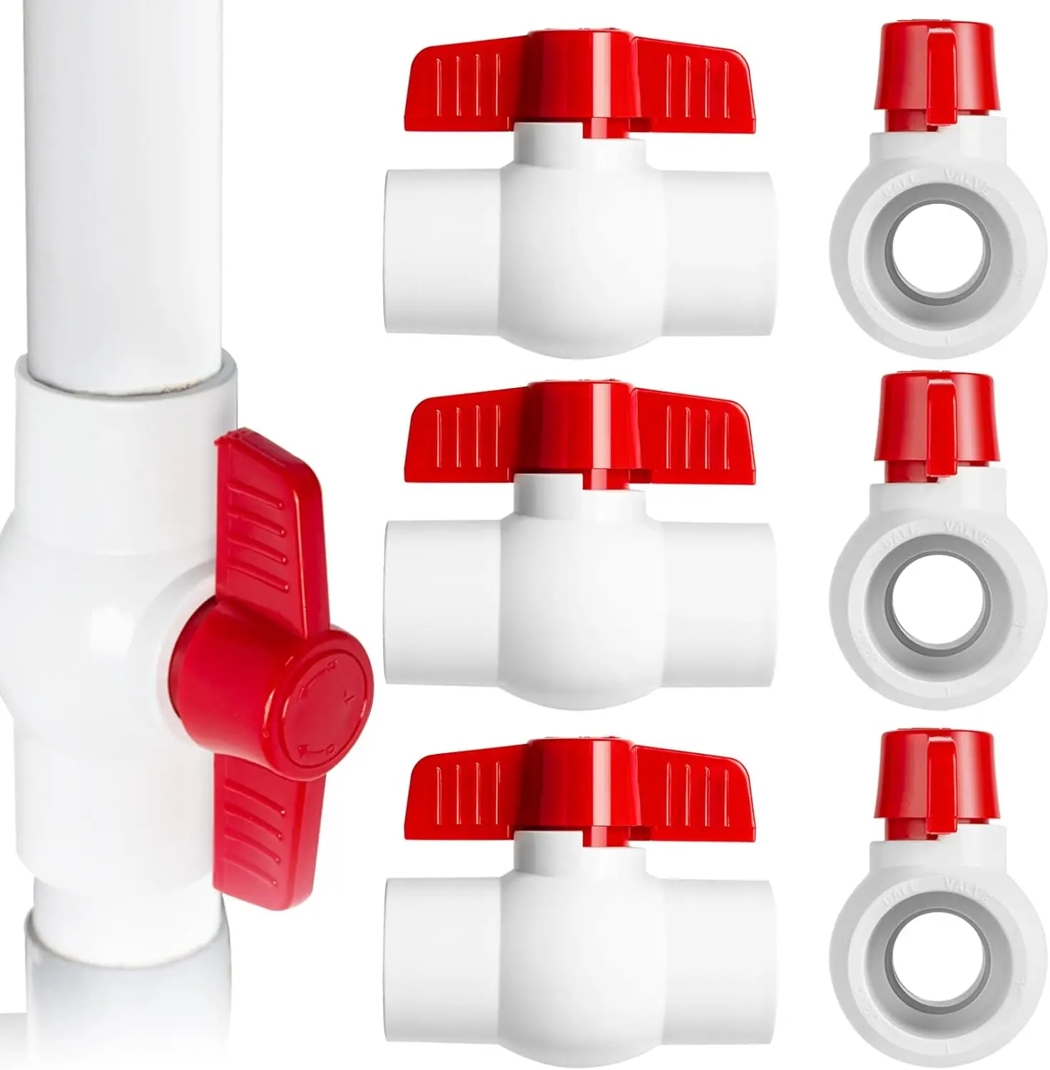 63Mm Valvulas Pvc Ball Valve Factory Best Selling 3/4 Threaded Pvc Cpvc Ball Valve Manufacturer