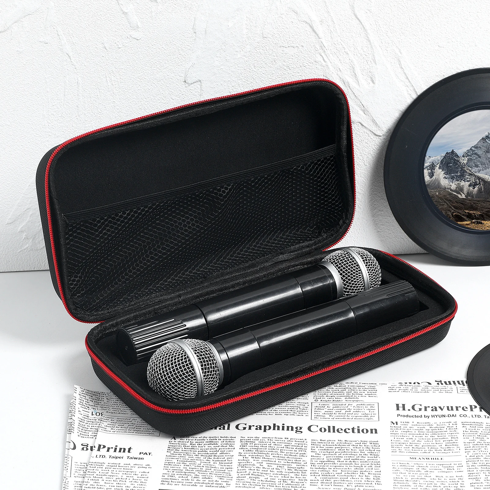 

Carry Microphone Bag Sturdy Trustworthy Tool Multiple Jobs Protection Against Shocks and Scratches for Travel Microphone Case