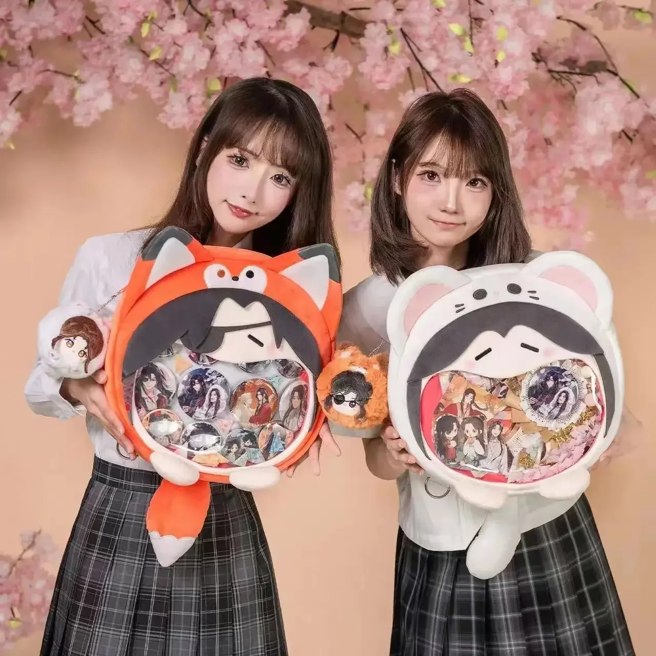 

Tian Guan Ci Fu ПВХ Холст Сумки для покупок Белая ручная сумка Xie Lian Косплей Лолита Девушка Kawaii Официальная студенческая школьная сумка