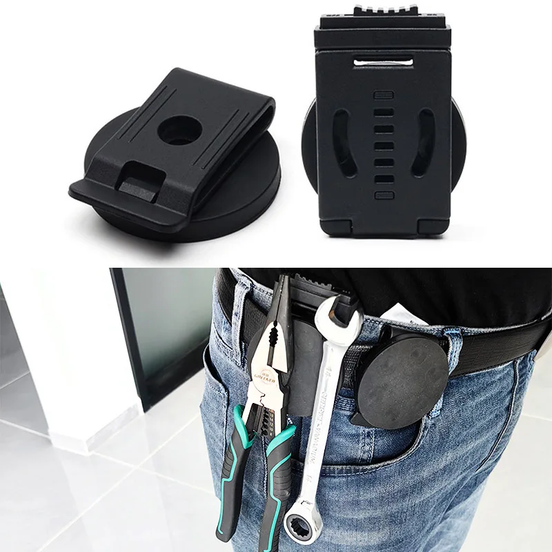 Magnet Belt Clamp Tool Holster Portable Non-slip Strong Magnetic Tool Screw Hardware Accessories Adjustable Rubber Wrap Magnets