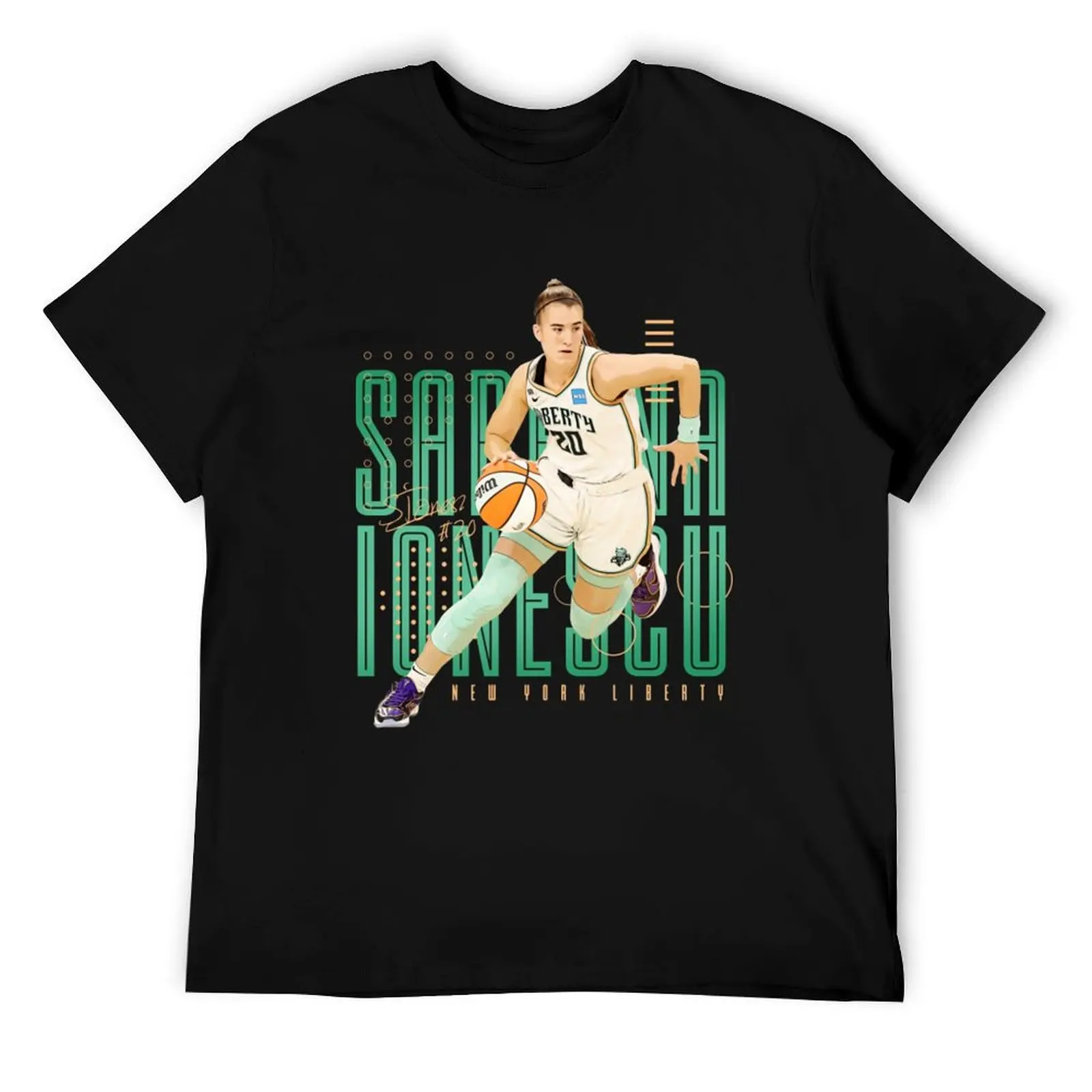 

Sabrina Ionescu T-Shirt T-Shirt man t shirts graphic t shirts for man graphic funny cotton tshirt 100% T-Shirt