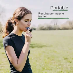 Your Respiratory Muscles Anywhere with Our Portable Lightweight Lung Exerciser Compact Silicone Breathing Exercise Device