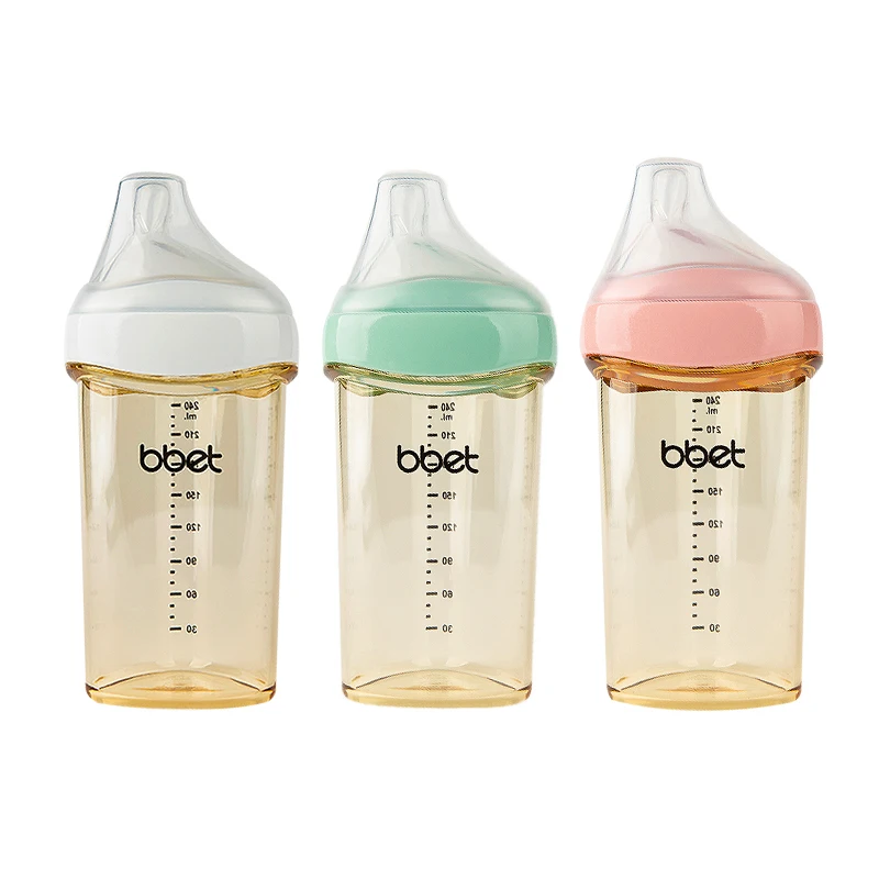 BBET Baby Feeding Bottle PPSU Newborn Triangular Shape Milk Bottle  Drinking Cup One Bottle Multi-purpose Patent Feed Items