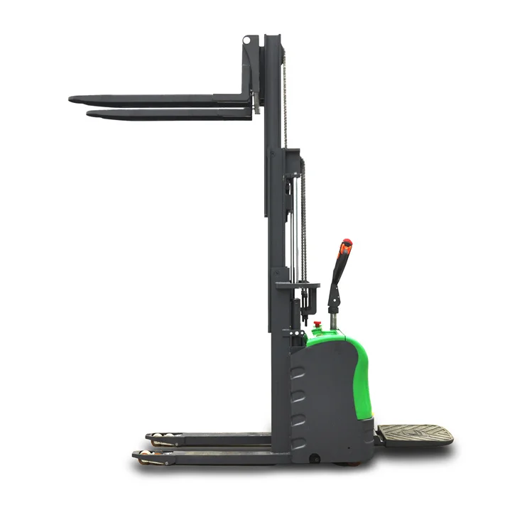 2025 Mini Electric Forklift High Mast Self-Loading Stacker 1.5T Loading Capacity New Condition Fully Electric Motor Pallet Truck