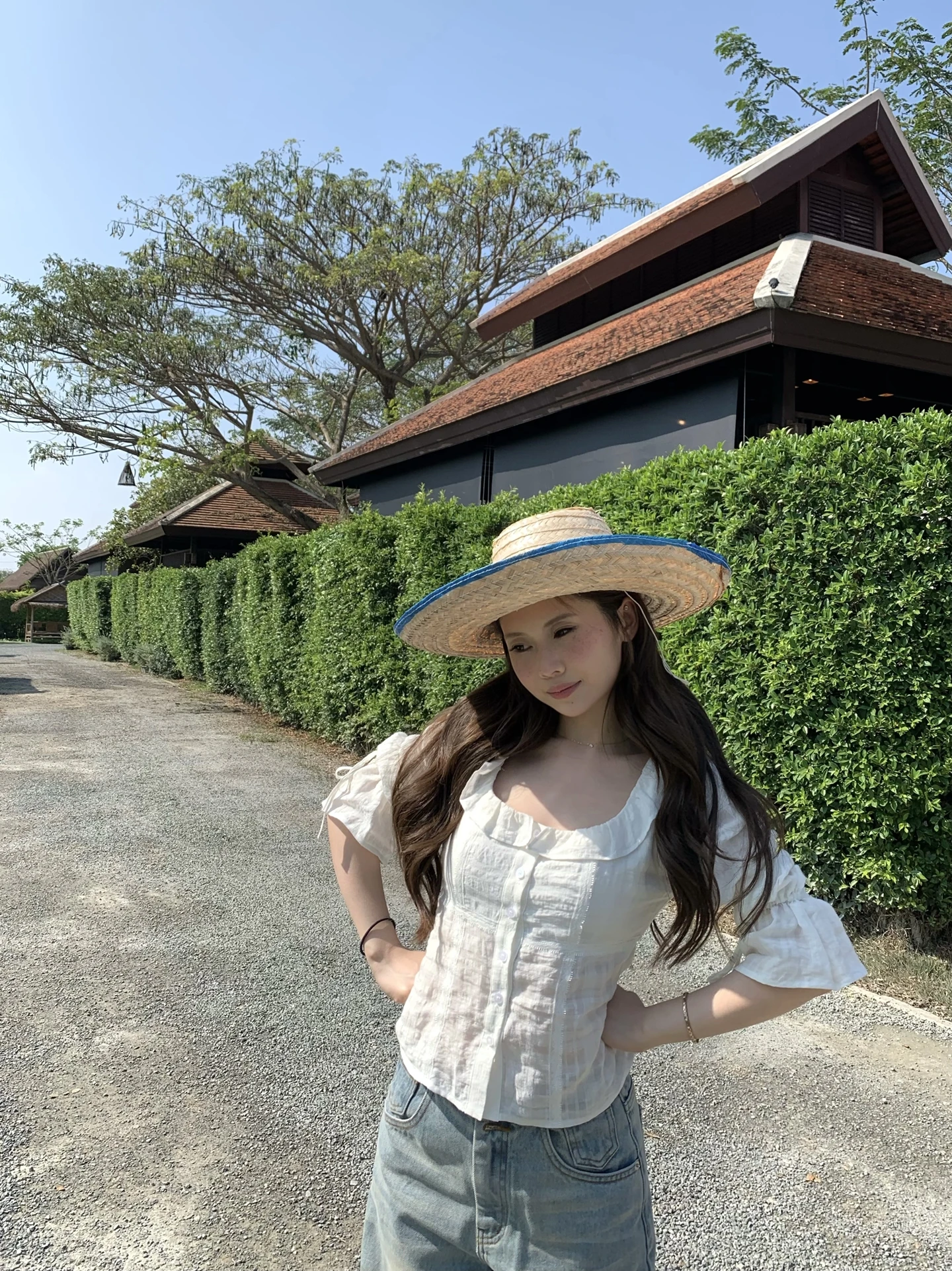 

Желтая льняная рубашка-миди в клетку Zonly Zzptte Moon Island Girl с длинными рукавами-фонариками, приталенная, женская