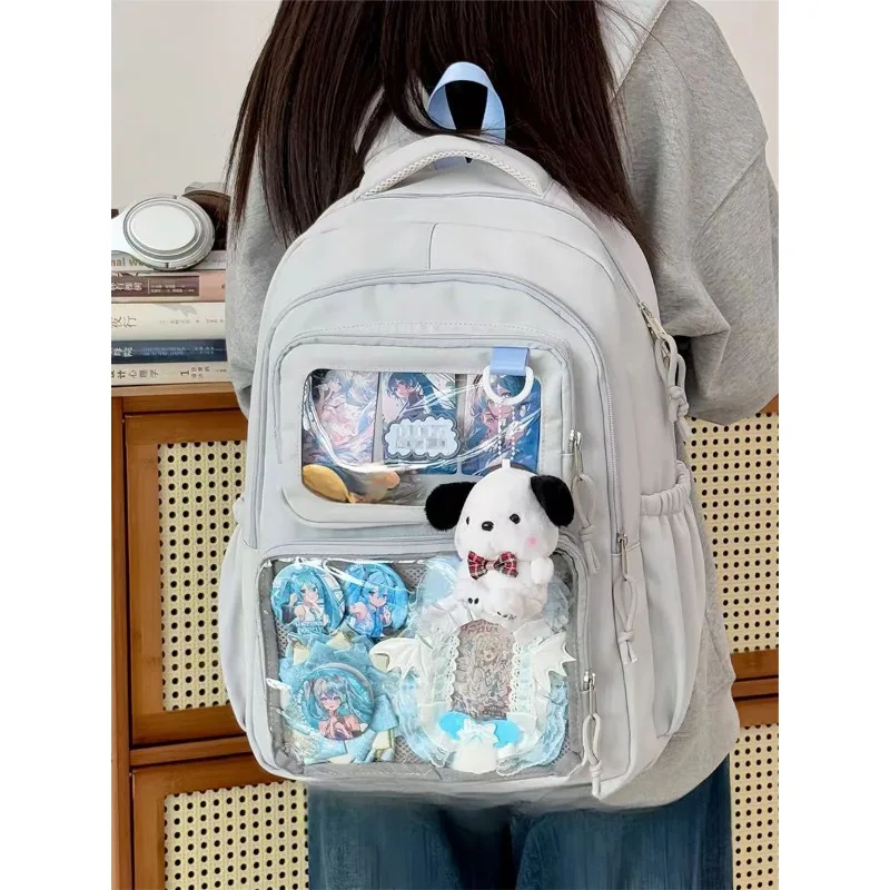 

New Japanese Schoolbag Women's Large Capacity Backpack Sweet and Cute Kawaii Girls' Ulzzang Ita Bag Comic Exhibition Dolls Bag