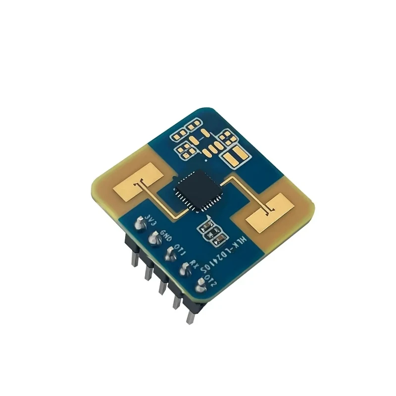 HLK-LD2410S 24G mmWave FMCW Millimeter MM Wave 8M Human Presence Status Radar Sensor Motion Detection Module Sensor Switch 3.3V