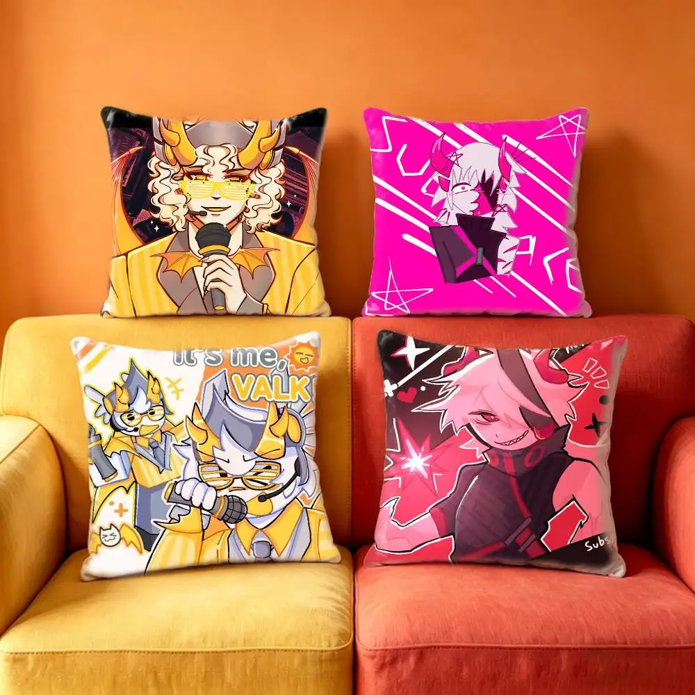 For S-Subspace Valk P-PHIGHTING  Pillow Case Sofa Living Room for Bedroom car Headboard Backrest Cushion Square Cushion Nap Time