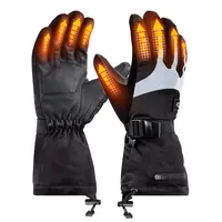 Three Heat Gloves Customized Winter Warm Heat Charging Outdoor Cycling Skiing Electric Heating Gloves