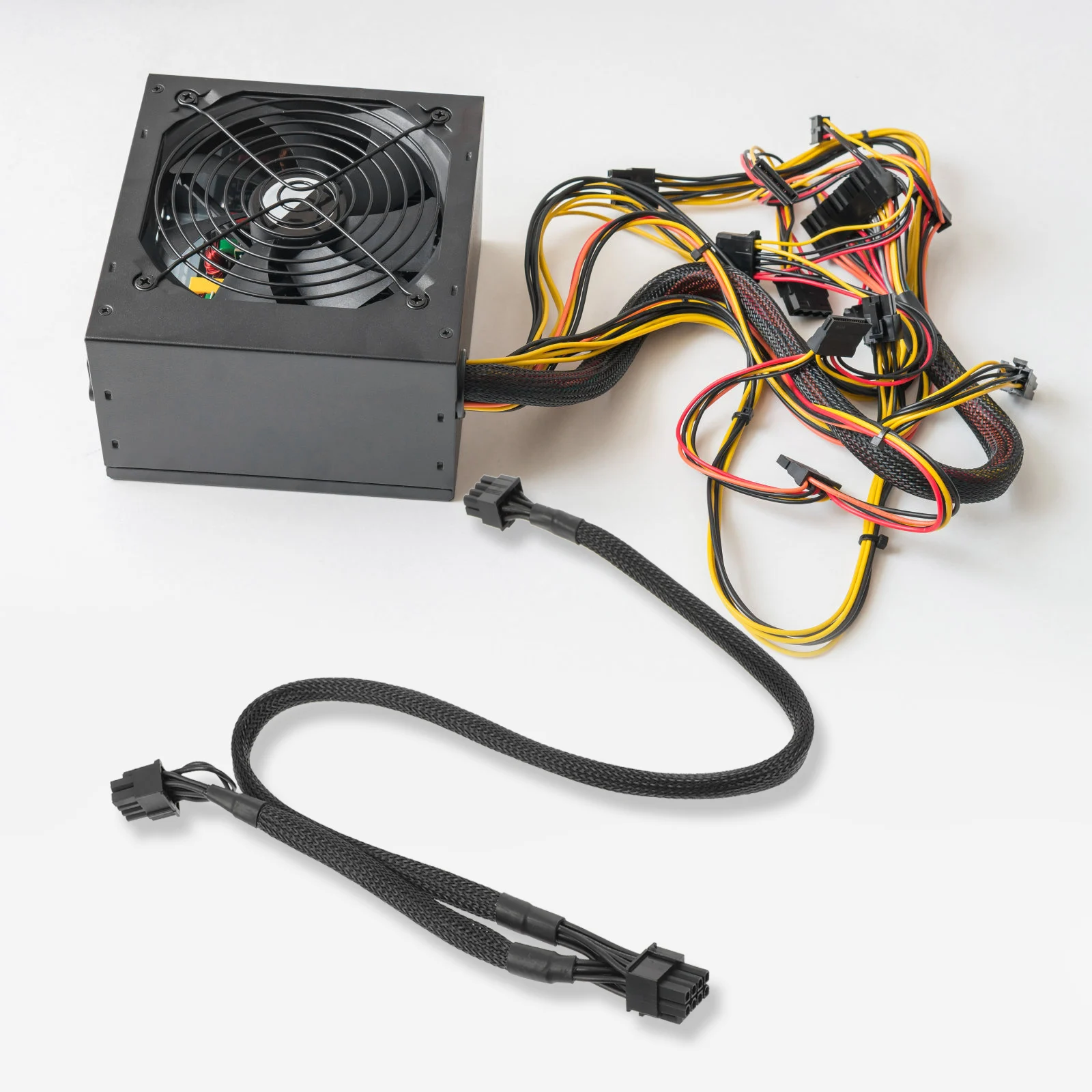 

Power Cable Extension Cord Dual 8-pin Graphics Adapter Connector Computer Wire 8pin Splitter Cards Video