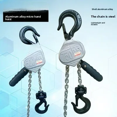 Aluminum alloy miniature hand hoist electric hand crank wire rope tightener multi-function