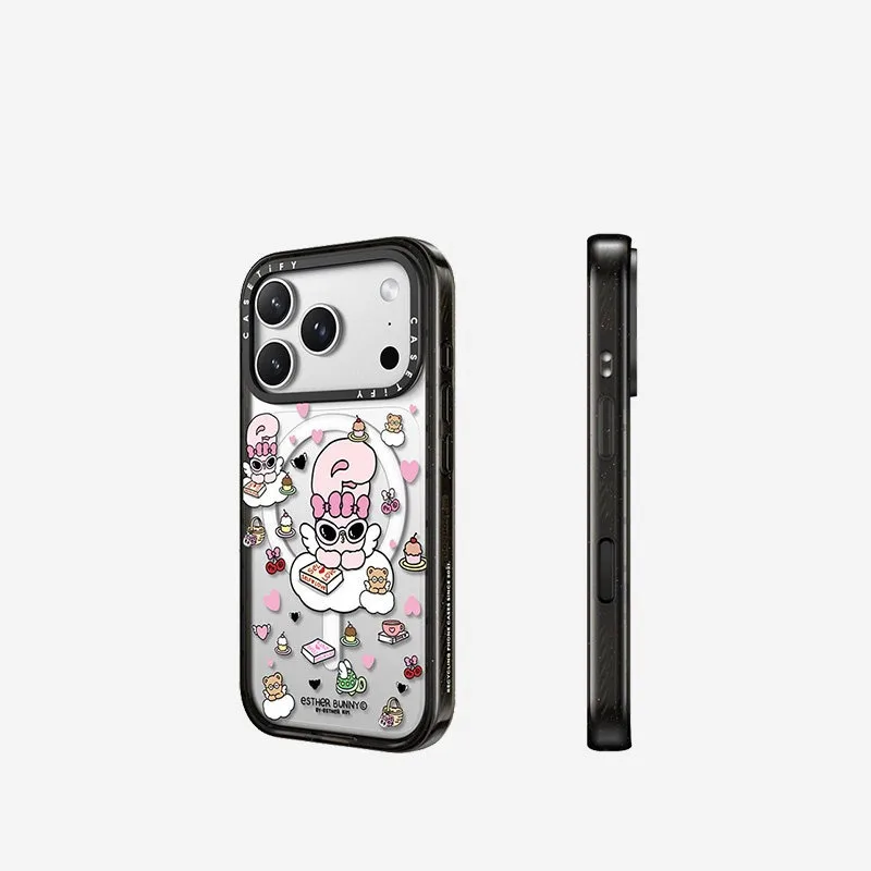 CASETiFY Esther Bunny iPhone15 ケース CASETiFY Esther Bunny Series Magnetic Drop-proof Case for iPhone
