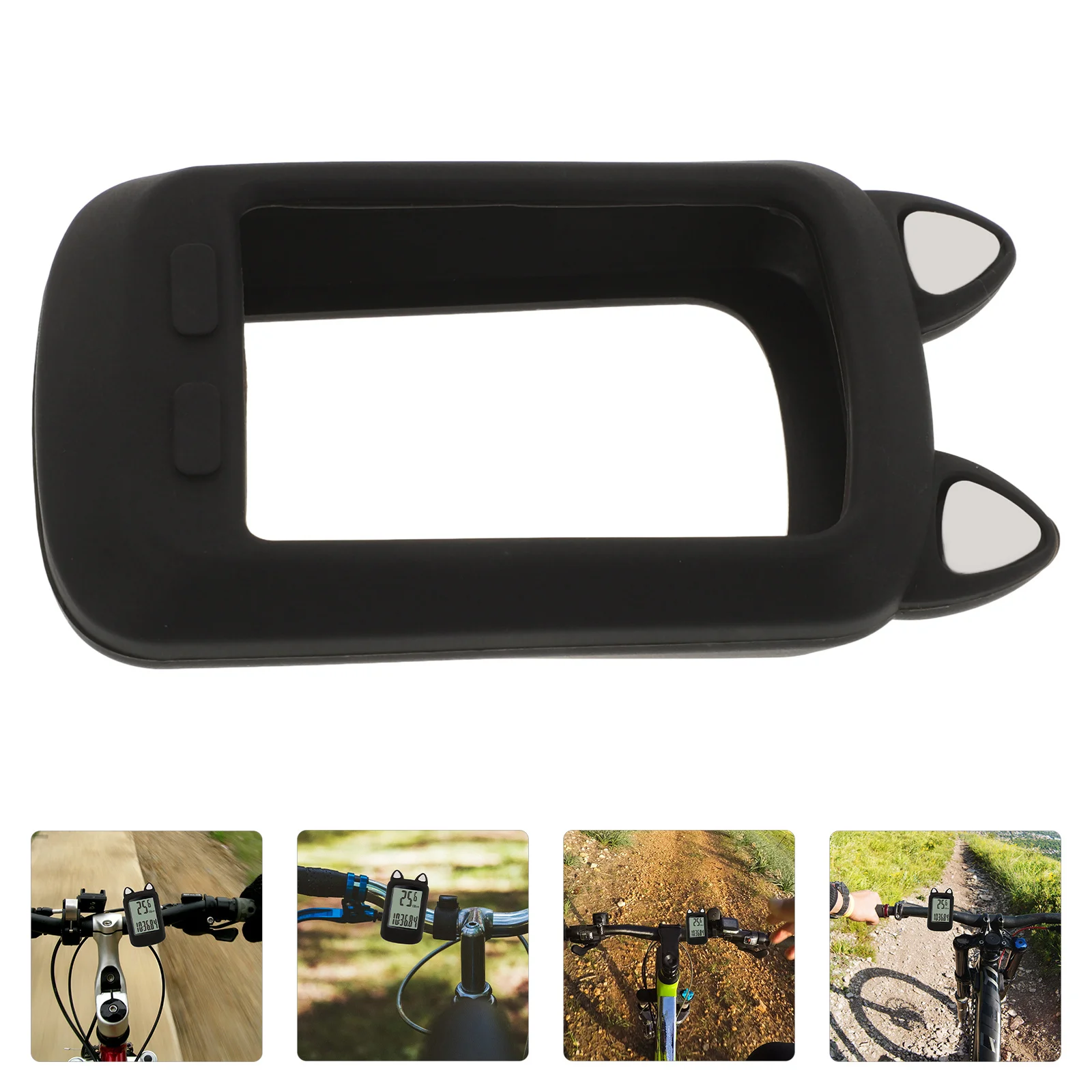 

Silicone Bike Computer Protective Case Waterproof Speedometer Silicone Cycling Computer Cover Protective Bike Case