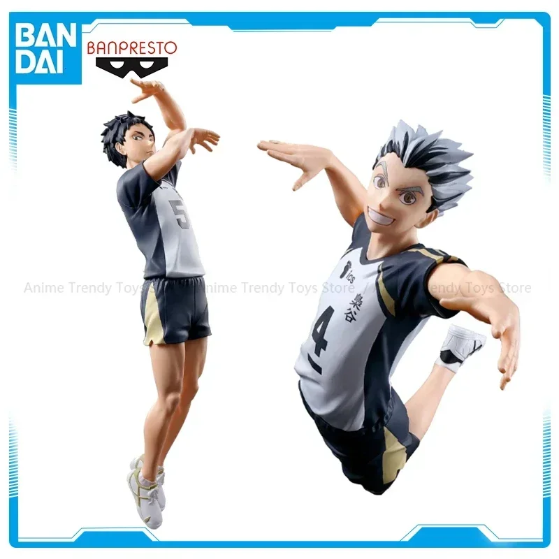 Op voorraad Originele BANPRESTO Haikyuu!! Posing Figuur Keiji Akaashi Kotaro Bokuto Figuur Anime Model Origineel verpakt speelgoed