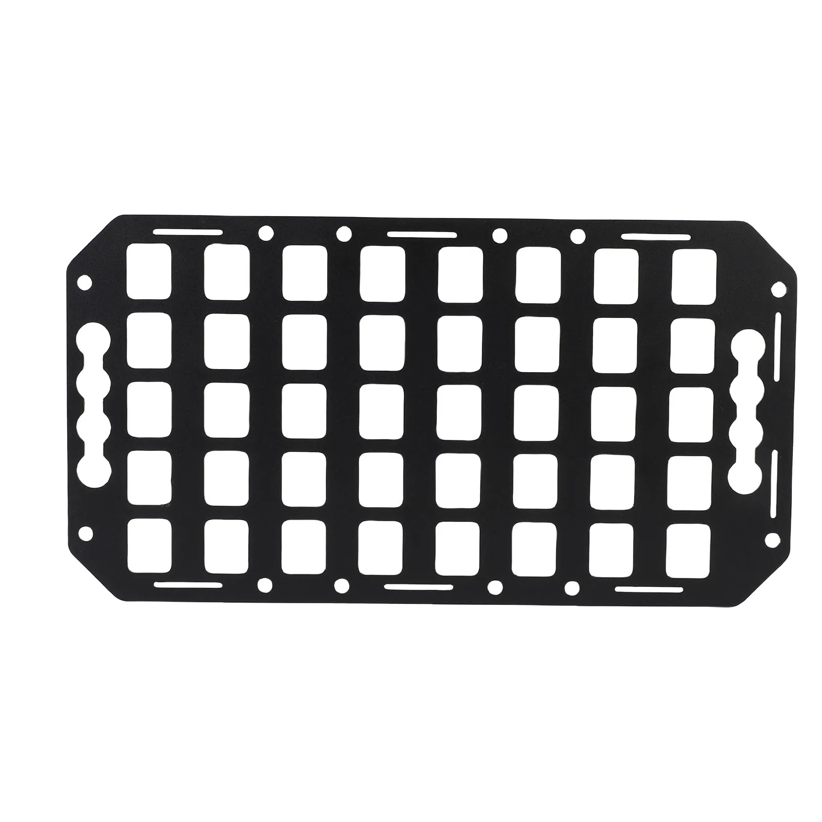 L Track Molle Panel Easy To Remove Metal Truck Bed Molle Panel 16.61x8.86x0.08in High Hardness for Cars SUVs Pickup Van RVs