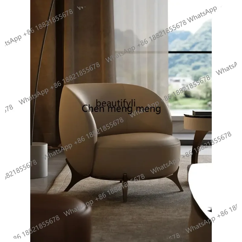 new zq Italian Full Leather Couch Large Flat Floor Whole House with Living Room Leisure Chair ss 26