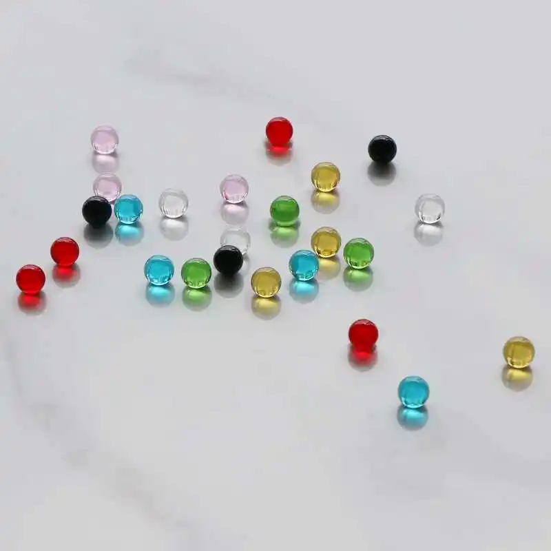 20/40/80/100Pcs Diamter 6 6.3 8 10 12mm Solid Mixed Colors Glass Crystal Ball Decoration Fish Tank Balls DIY Game Art Pieces - Image 5